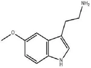 5-Methoxytryptamine structure diagram